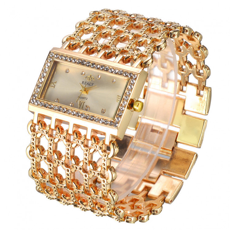 Жіночий годинник GREALY gold - 