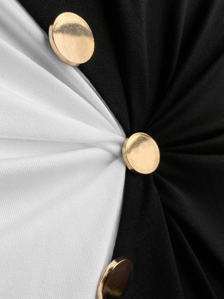 Плаття "Dolihos" black+white - 