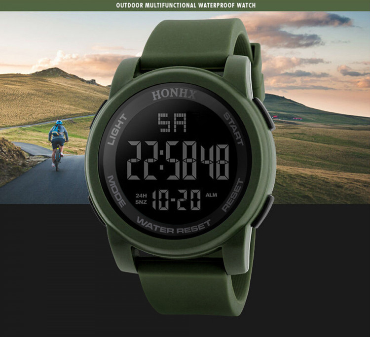 Чоловічий годинник HONHX ARMY green - 