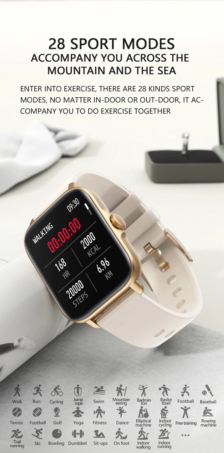 Смарт-годинник Smart Device 84 silver steel - 
