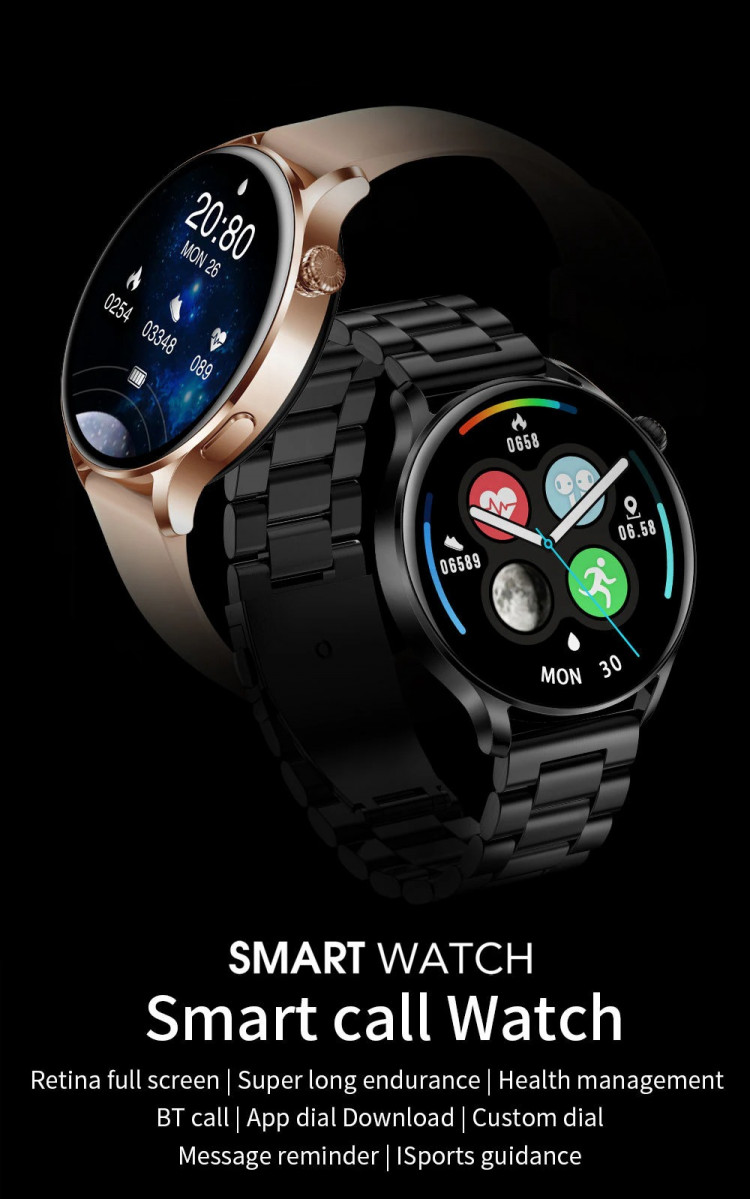 Смарт-годинник Smart Device 102 gold steel - 