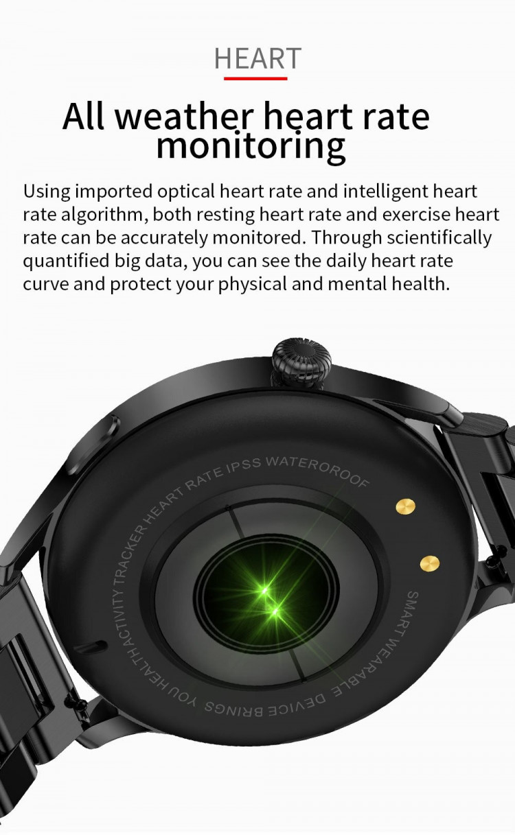 Смарт-годинник Smart Device 102 gold steel - 