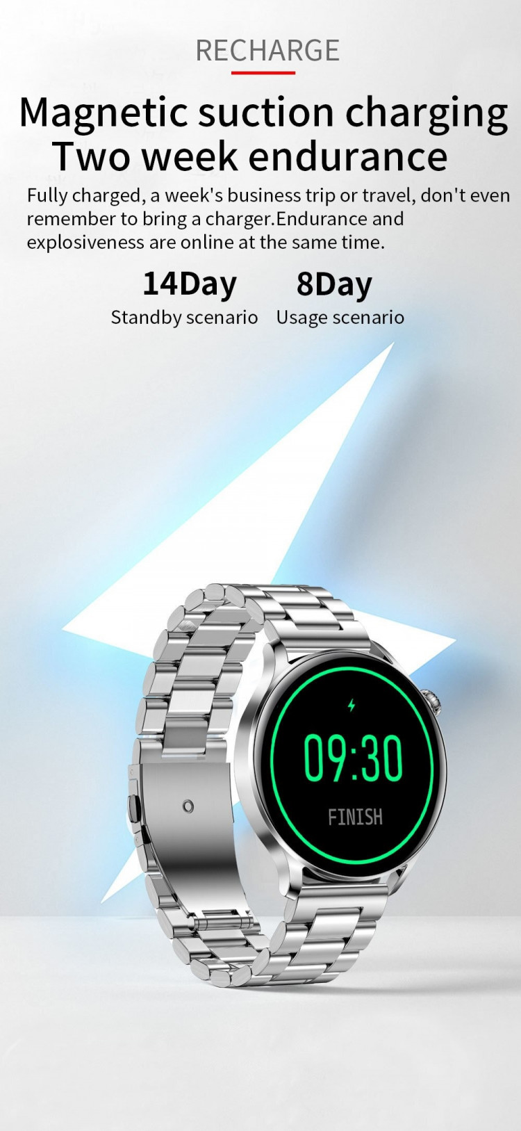 Смарт-годинник Smart Device 102 gold steel - 