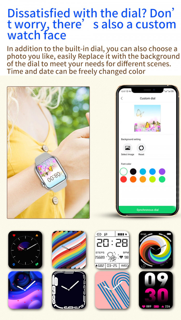 Смарт-годинник Smart Device 86 white+silver - 