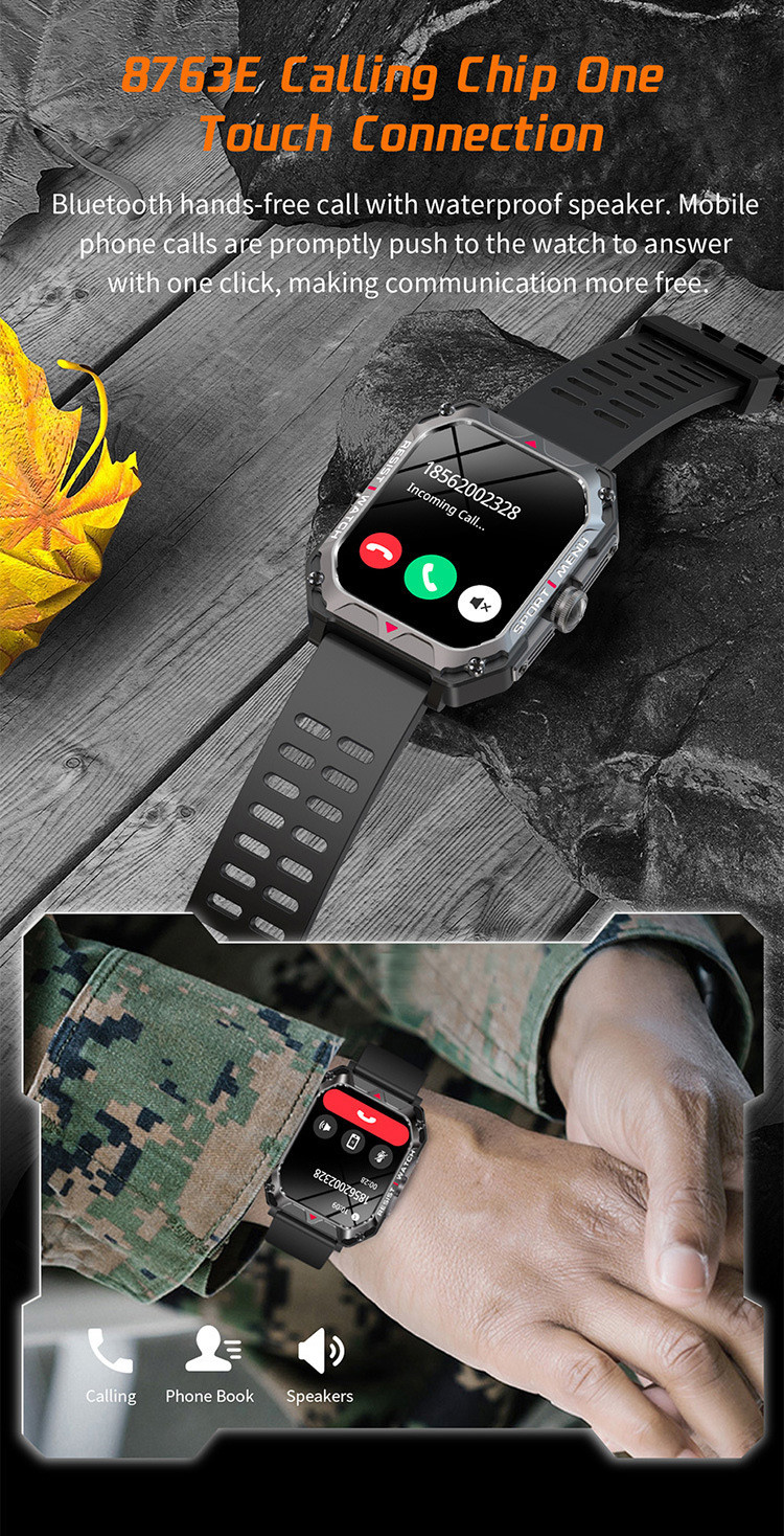 Смарт-годинник протиударний Smart Device 101 black - 