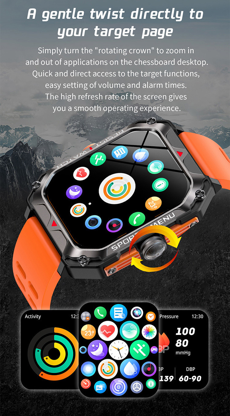 Смарт-годинник протиударний Smart Device 101 black - 