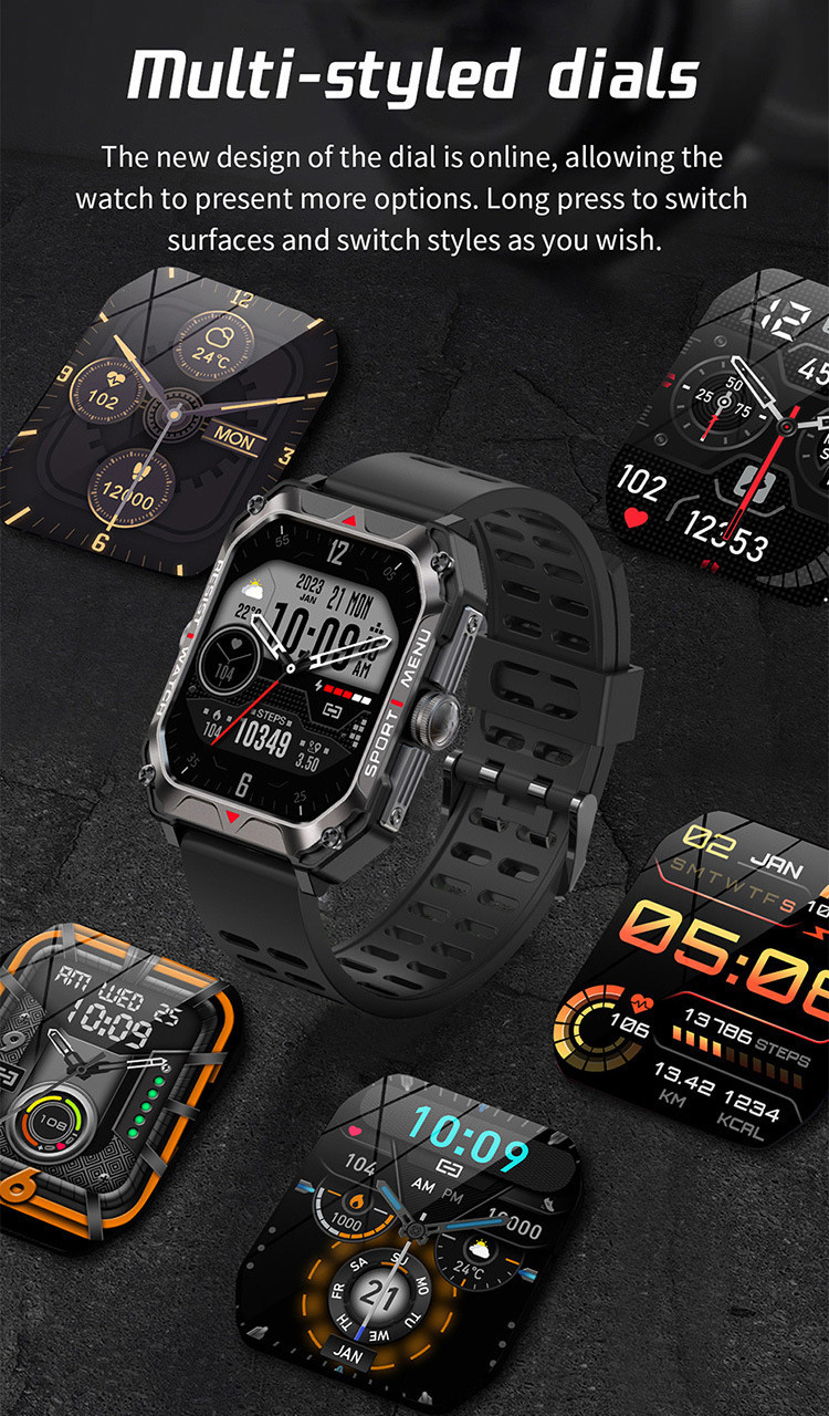 Смарт-годинник протиударний Smart Device 101 black - 