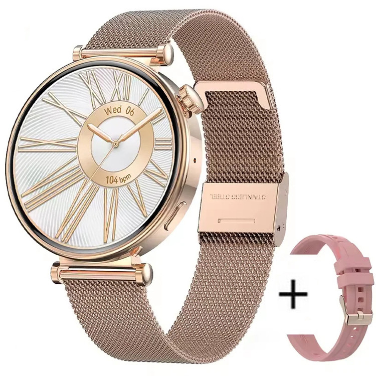 Смарт-годинник Women's Smart Device 20 gold steel, 2 ремінці  - 