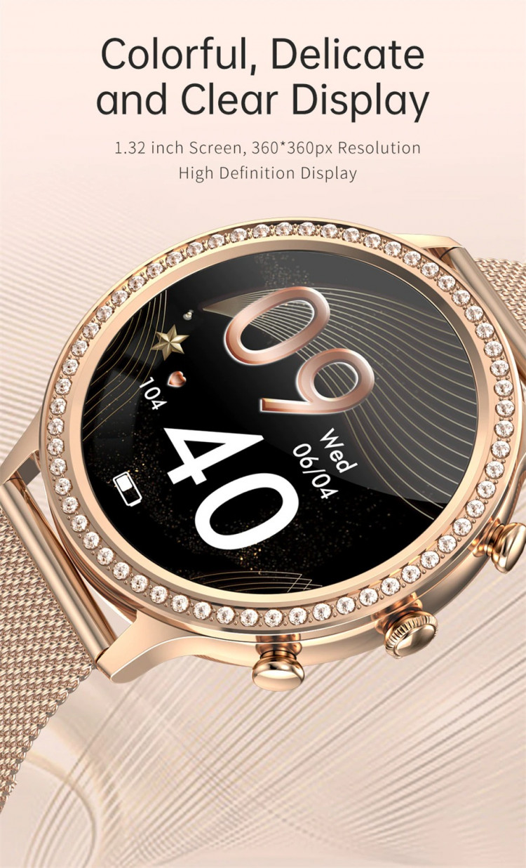 Смарт-годинник Women's Smart Device 3 gold steel    - 