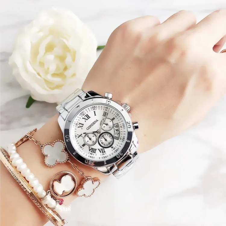 Жіночий годинник Contena silver  - 