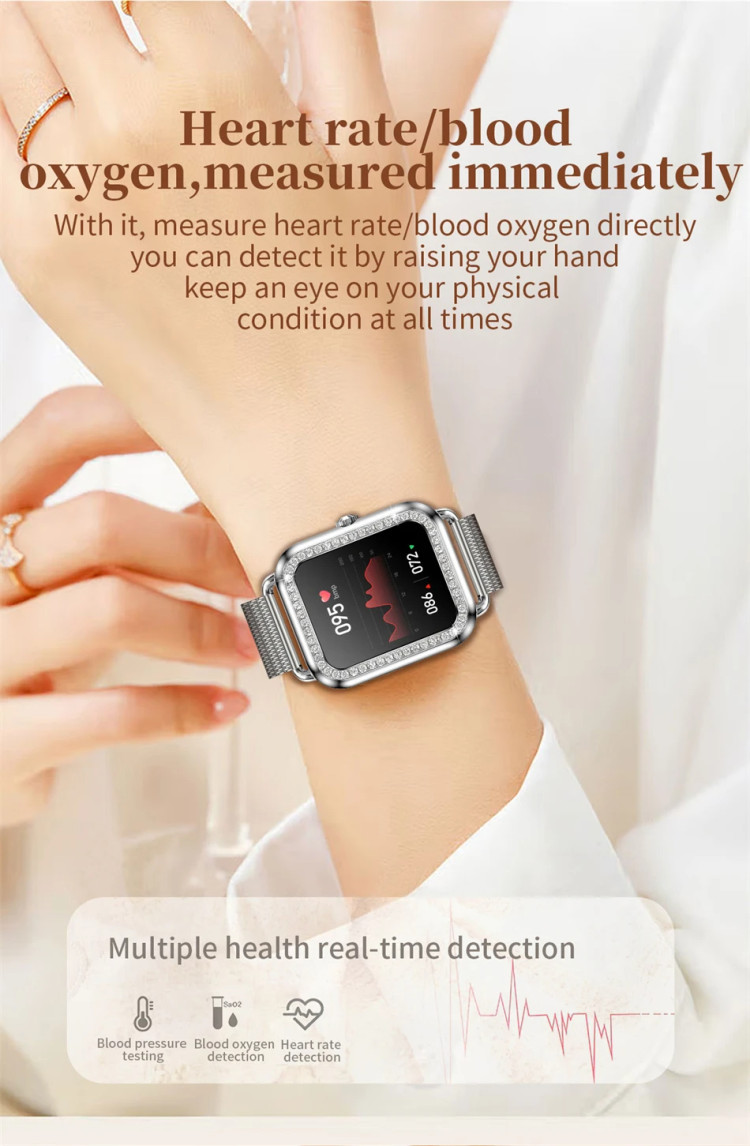 Смарт-годинник Women's Smart Device 17 gold steel - 