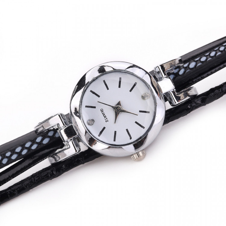 Жіночий годинник black №02208  - 