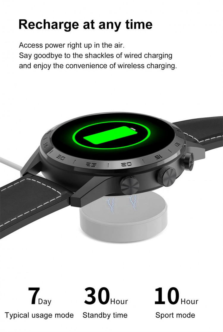 Смарт-годинник Smart Device 93 silver steel, 3 ремінці - 