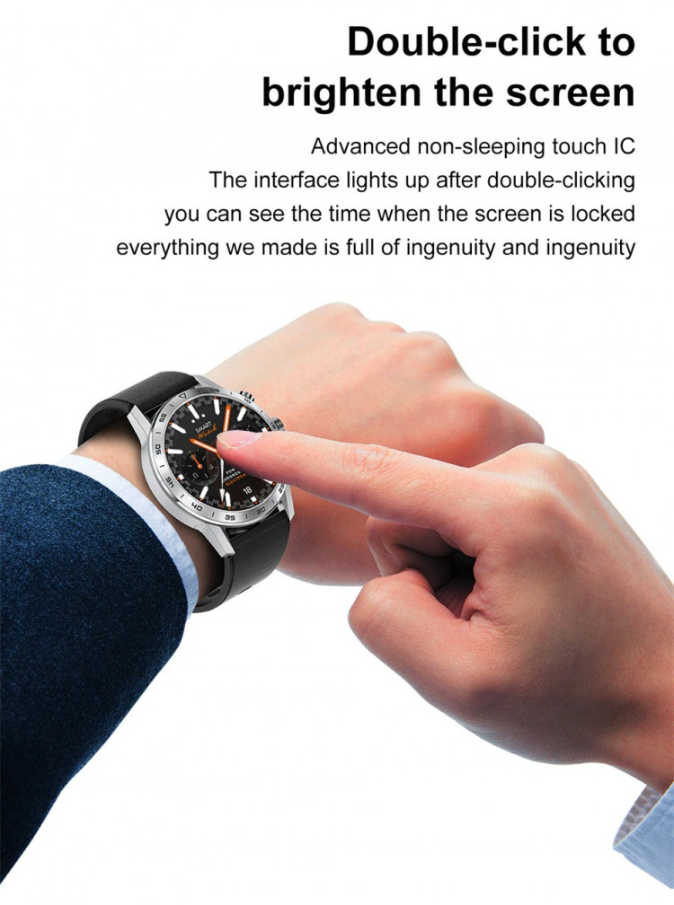 Смарт-годинник Smart Device 93 silver steel, 3 ремінці - 