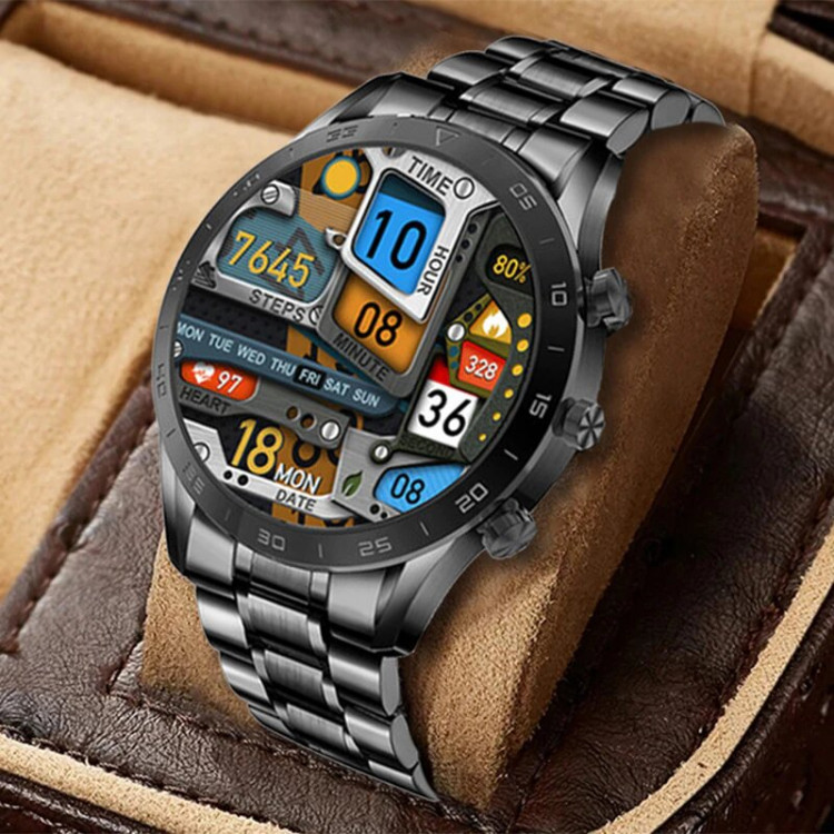 Смарт-годинник Smart Device 93 silver steel, 3 ремінці - 