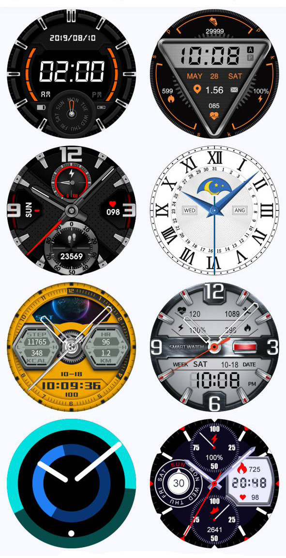 Смарт-годинник Smart Device 93 silver steel, 3 ремінці - 