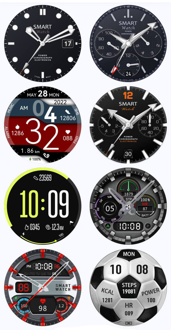 Смарт-годинник Smart Device 93 silver steel, 3 ремінці - 
