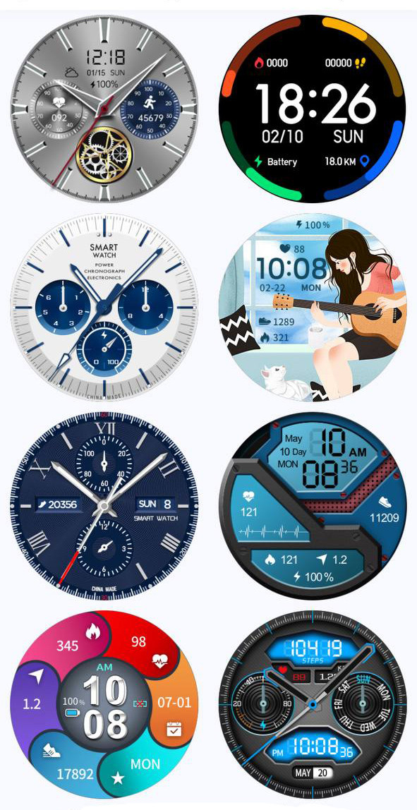 Смарт-годинник Smart Device 93 silver steel, 3 ремінці - 