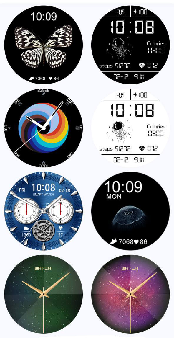 Смарт-годинник Smart Device 93 silver steel, 3 ремінці - 