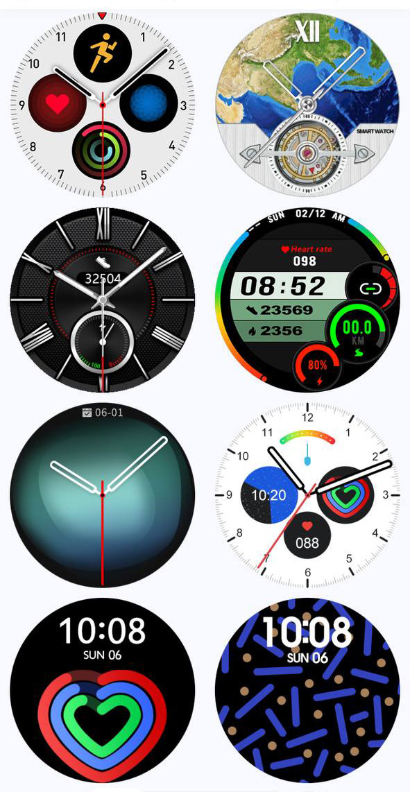 Смарт-годинник Smart Device 93 silver steel, 3 ремінці - 