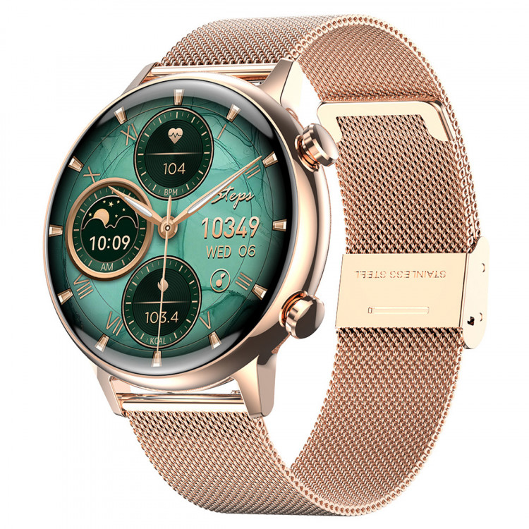Смарт-годинник Women's Smart Device 8 gold steel - 