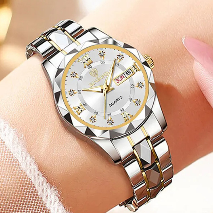 Жіночий годинник BINBOND silver
