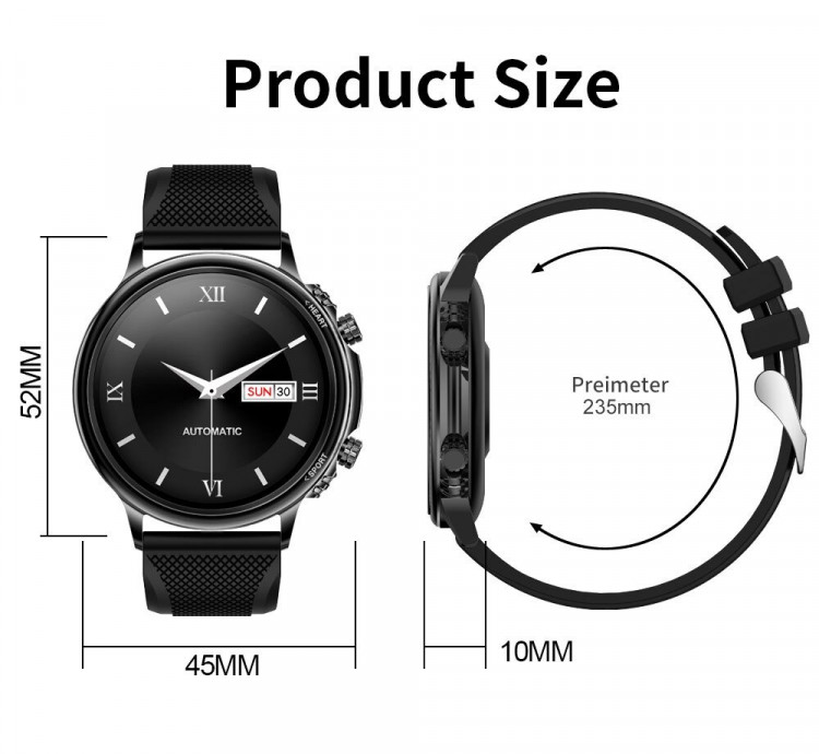 Смарт-годинник Smart Device 97 gold steel - 