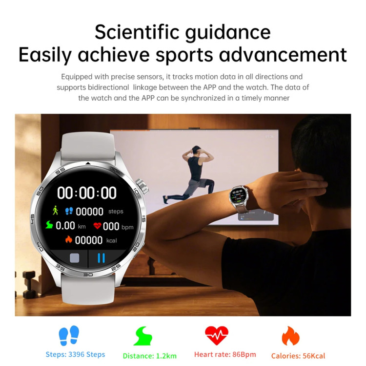 Смарт-годинник Smart Device 33 black steel, 2 ремінці - 