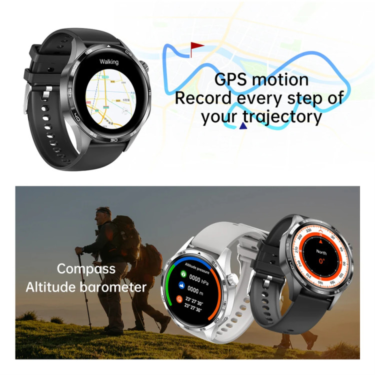 Смарт-годинник Smart Device 33 black steel, 2 ремінці - 