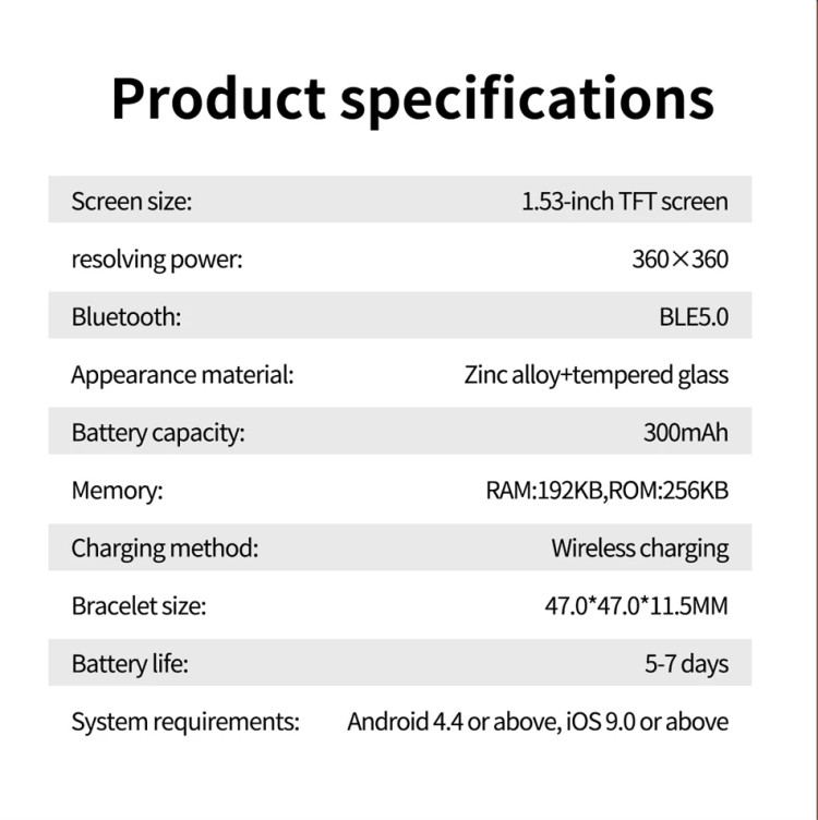 Смарт-годинник Smart Device 33 black steel, 2 ремінці - 