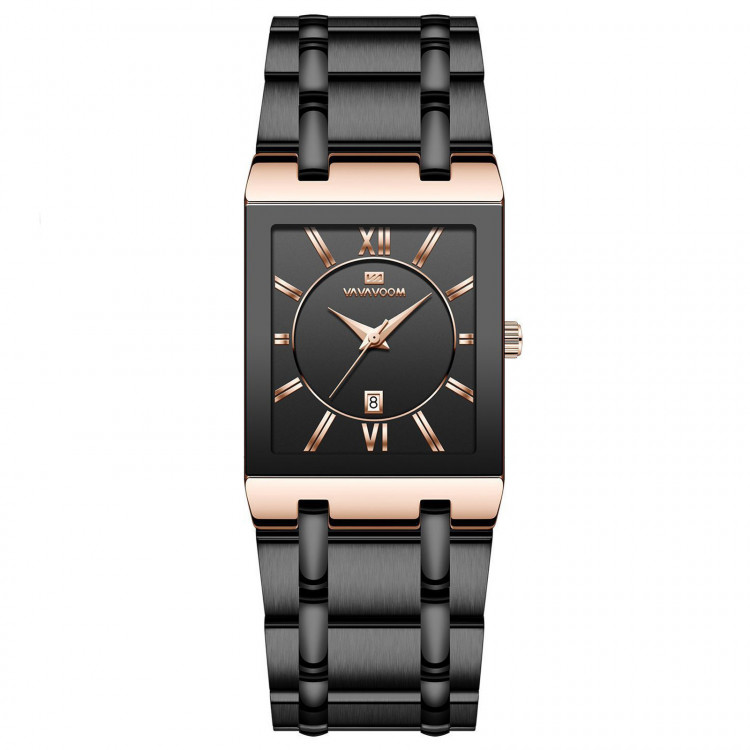Чоловічий годинник VAVA VOOM black+gold