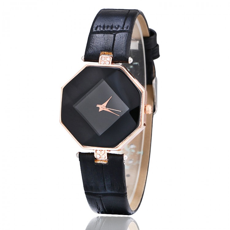 Жіночий годинник black №24074 