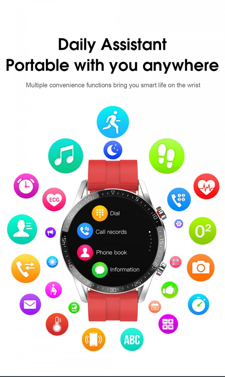 Смарт-годинник Smart Device 71 black silicon - 