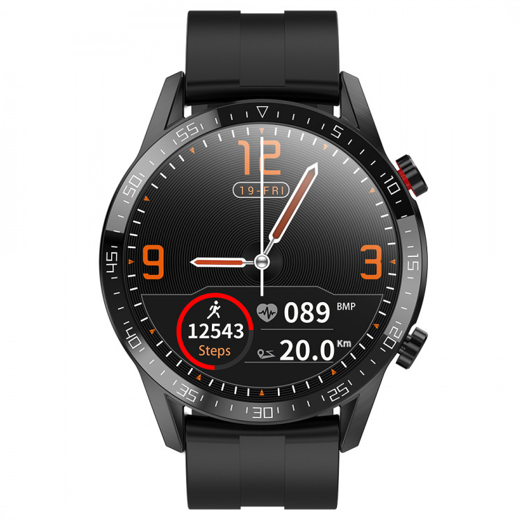 Смарт-годинник Smart Device 71 black silicon - 