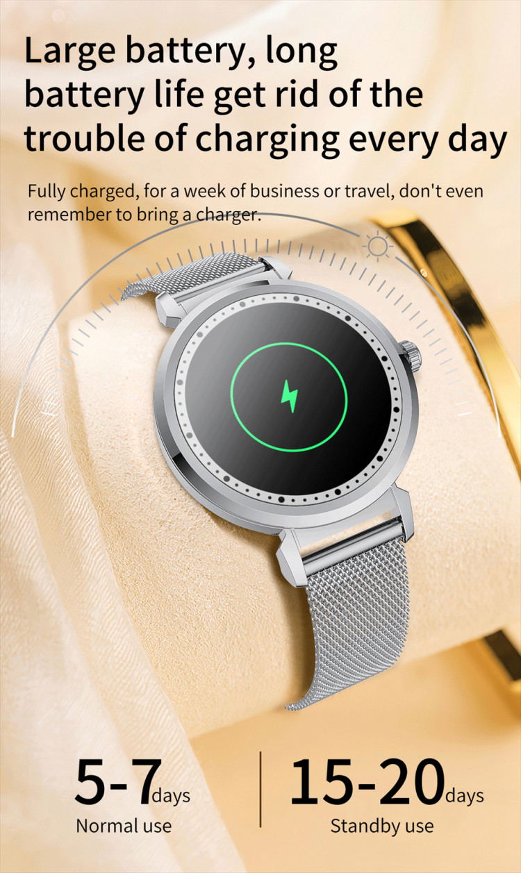Смарт-годинник Women's Smart Device 4 silver steel  - 