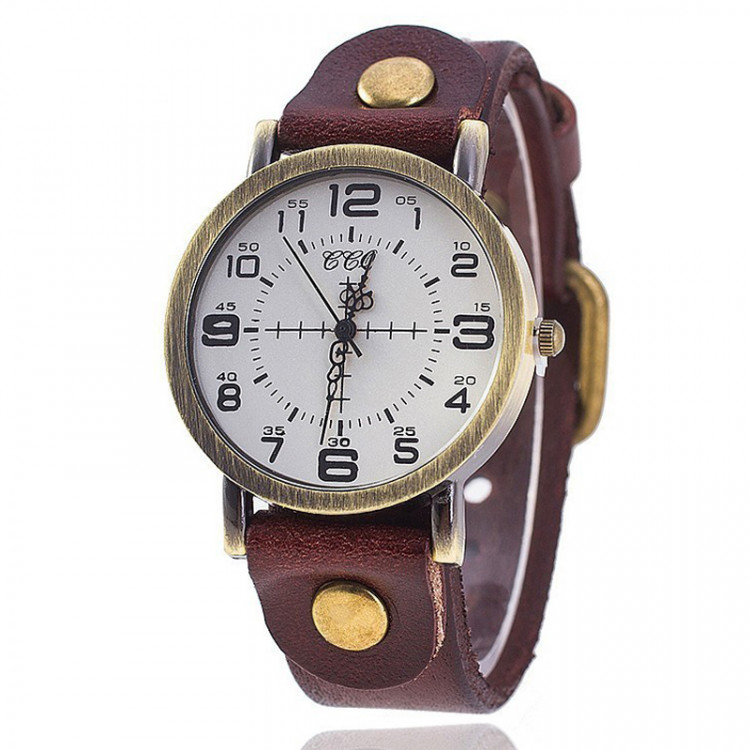 Жіночий годинник brown №6452  - 