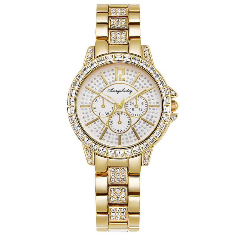 Жіночий годинник + браслет gold №30041    - 