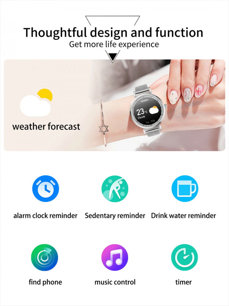 Смарт-годинник Women's Smart Device 4 silver - 