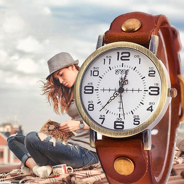 Жіночий годинник light-brown №6453