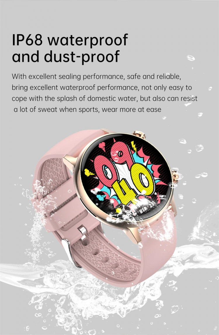 Смарт-годинник Women's Smart Device 8 gold+crema - 