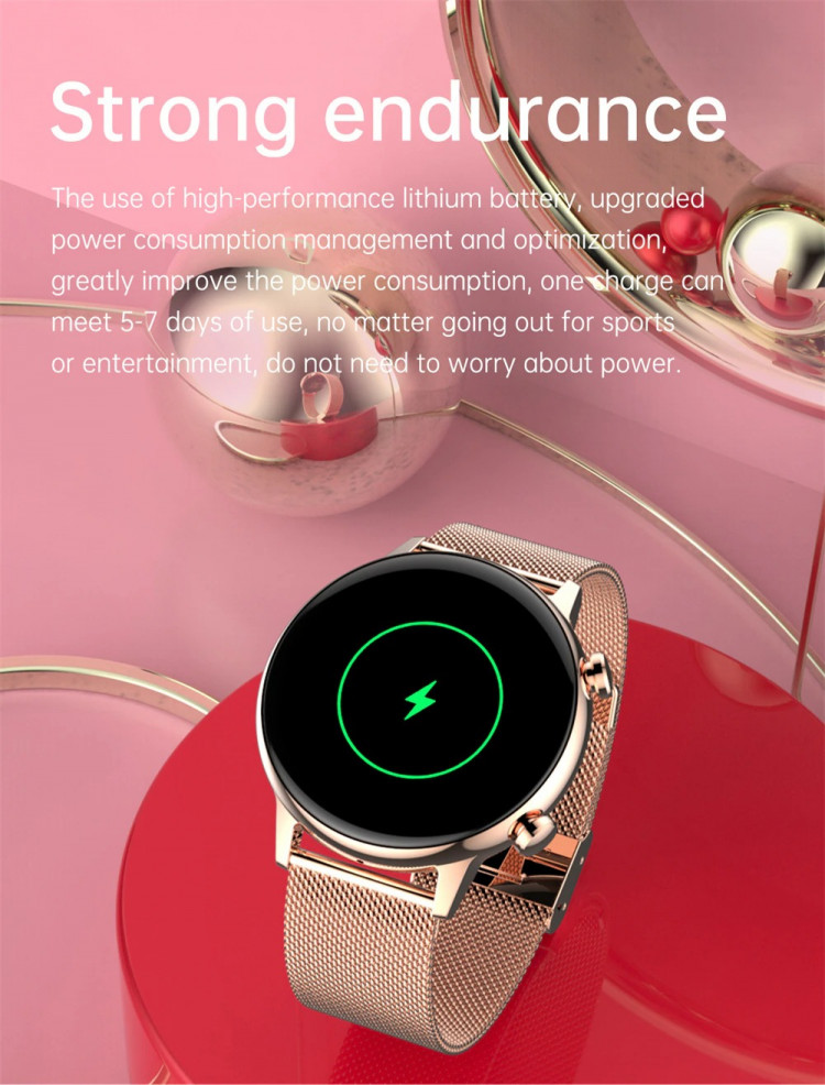 Смарт-годинник Women's Smart Device 8 gold+crema - 
