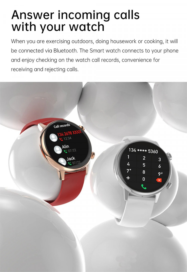 Смарт-годинник Women's Smart Device 8 gold+crema - 