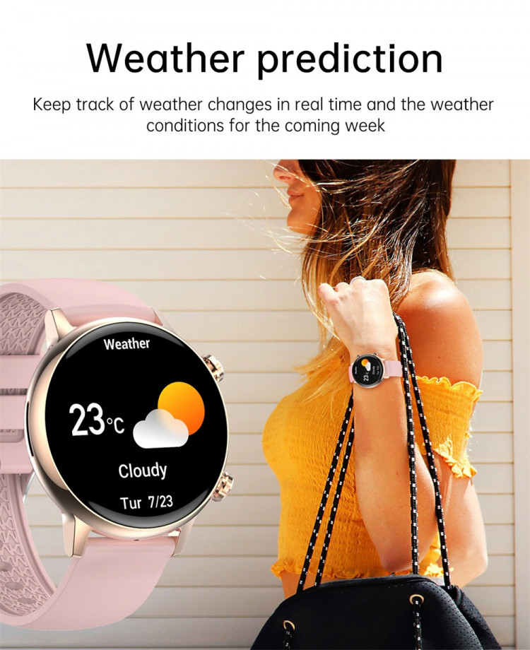 Смарт-годинник Women's Smart Device 8 gold+crema - 