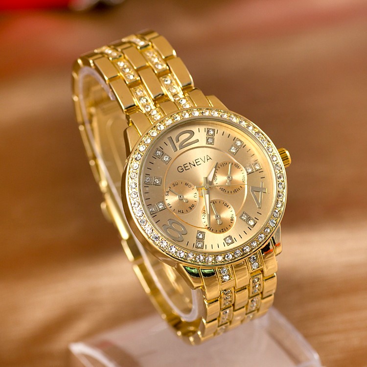 Жіночий годинник GENEVA gold - 
