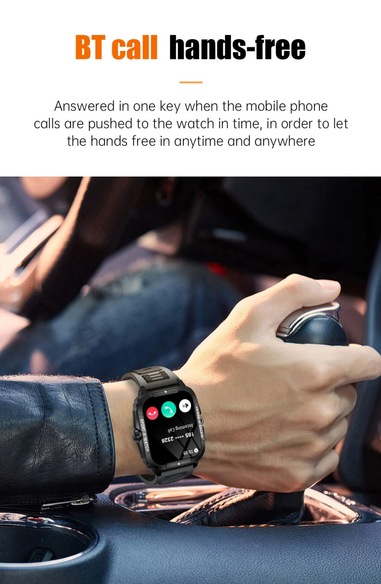Смарт-годинник протиударний Smart Device 18 black - 