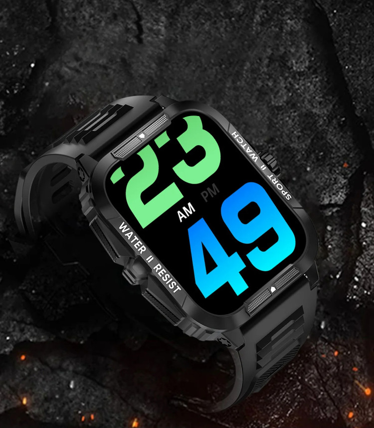 Смарт-годинник протиударний Smart Device 18 black - 