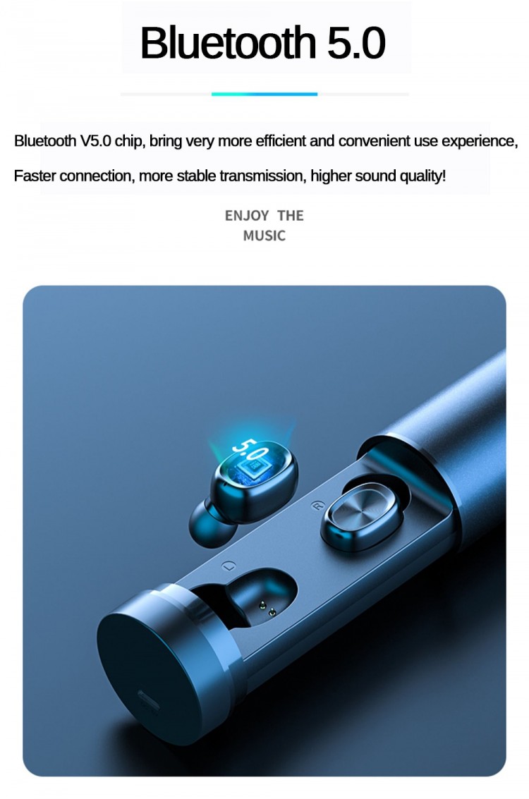 Навушники Bluetooth Air Music Black 25 - 