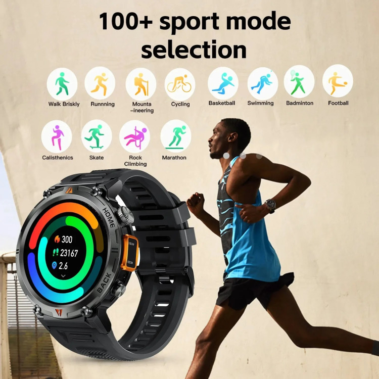 Смарт-годинник протиударний Smart Device 19 black - 