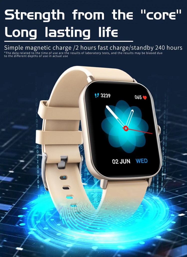 Смарт-годинник Smart Device 100 gold steel - 
