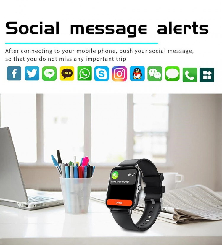 Смарт-годинник Smart Device 100 gold steel - 